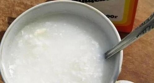 мүчөдү көбөйтүү үчүн сода эритмеси